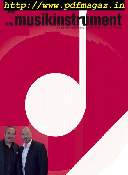 Das Musikinstrument – Nr.5, 2019 Cover