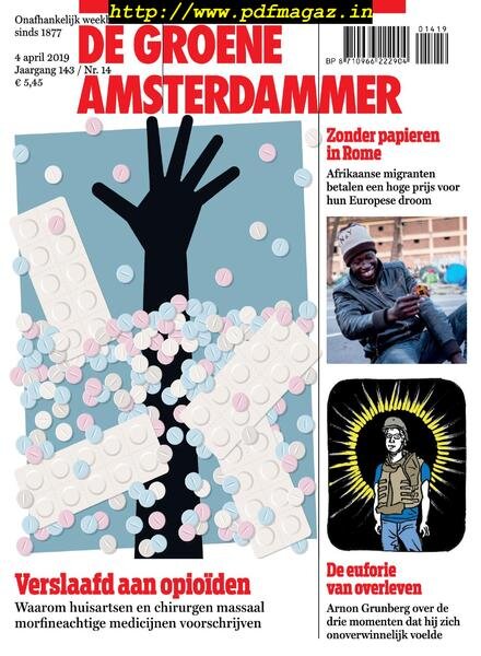 De Groene Amsterdammer – 05 april 2019 Cover