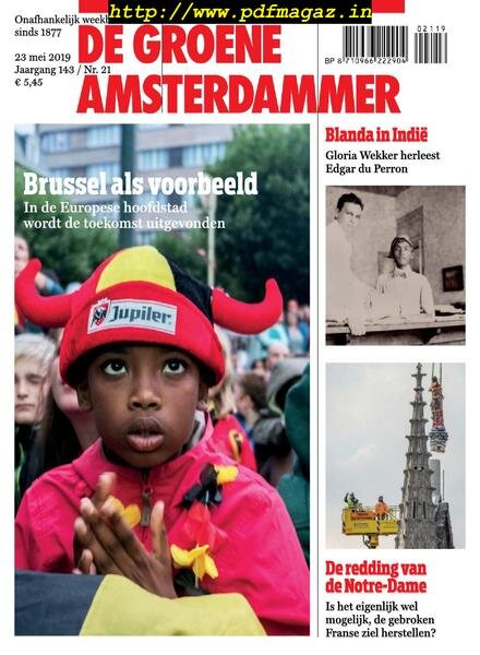 De Groene Amsterdammer – 24 mei 2019 Cover