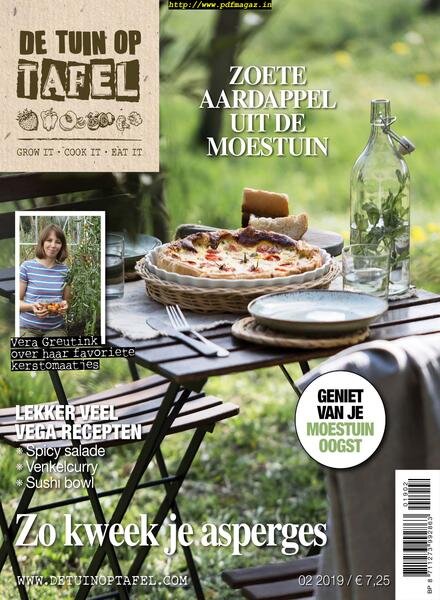 De Tuin op Tafel – april 2019 Cover