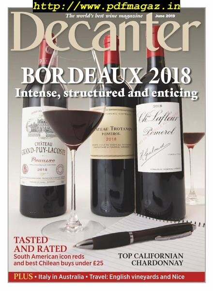 Decanter UK – June 2019 Cover