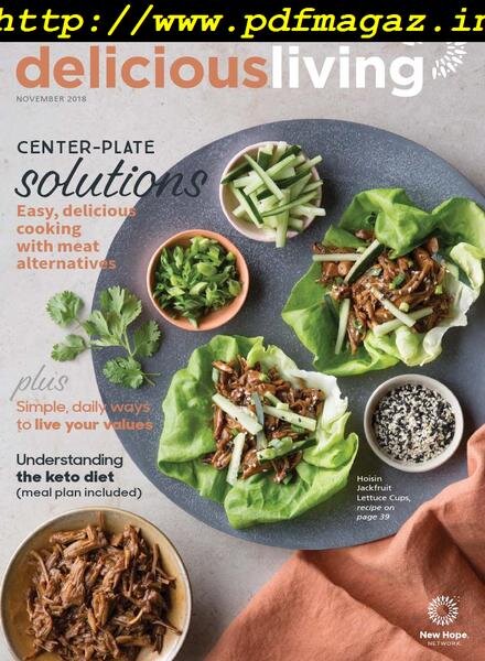 Delicious Living – November 2018 Cover