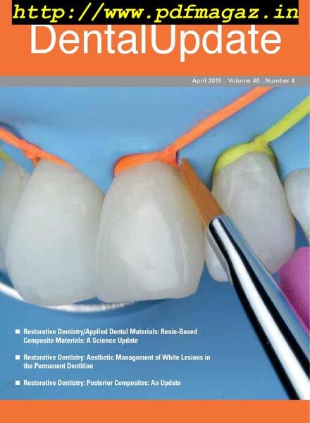 Dental Update – April 2019 Cover
