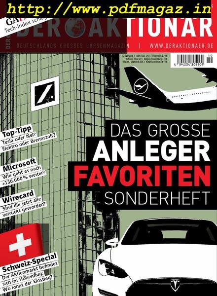 Der Aktionar – 02 Mai 2019 Cover