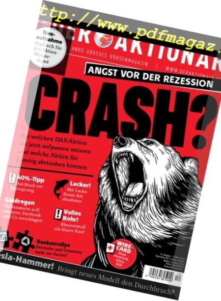 Der Aktionar – 14 Marz 2019 Cover