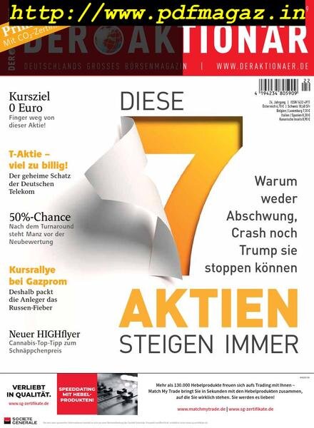 Der Aktionar – 23 Mai 2019 Cover