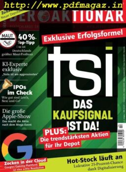 Der Aktionar – 28 Marz 2019