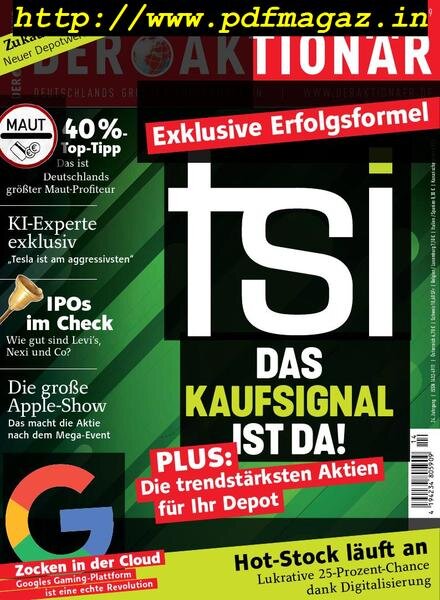 Der Aktionar – 28 Marz 2019 Cover