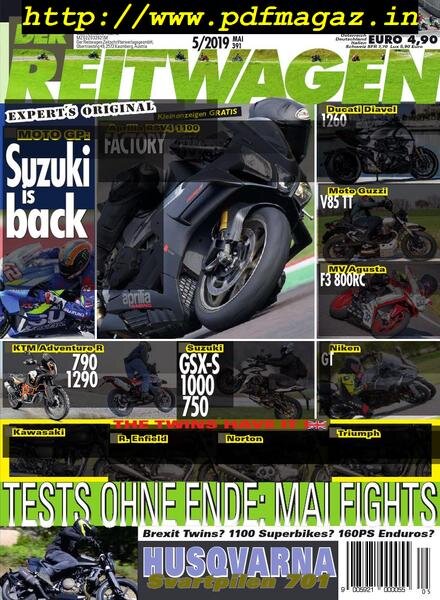 Der Reitwagen – Mai 2019 Cover