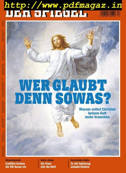 Der Spiegel – 20 April 2019 Cover