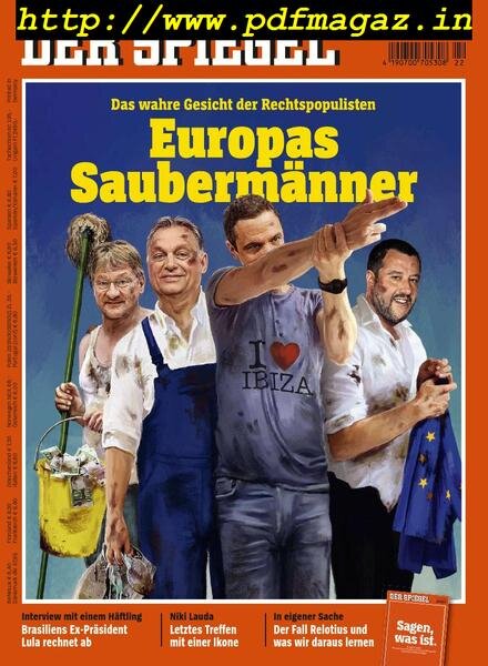 Der Spiegel – 25 Mai 2019 Cover
