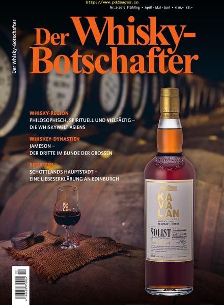 Der Whisky-Botschafter – Marz 2019 Cover