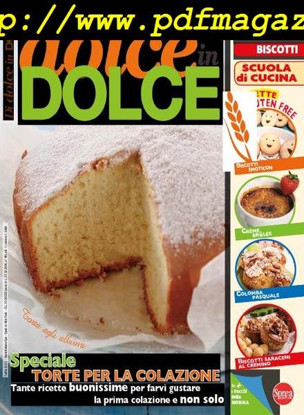 Di Dolce in Dolce – Aprile 2019 Cover
