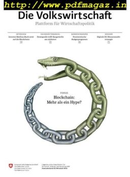 Die Volkswirtschaft – April 2019
