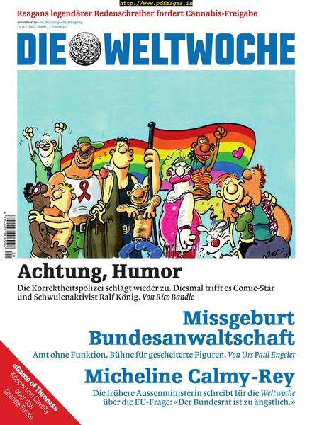 Die Weltwoche – 16 Mai 2019 Cover