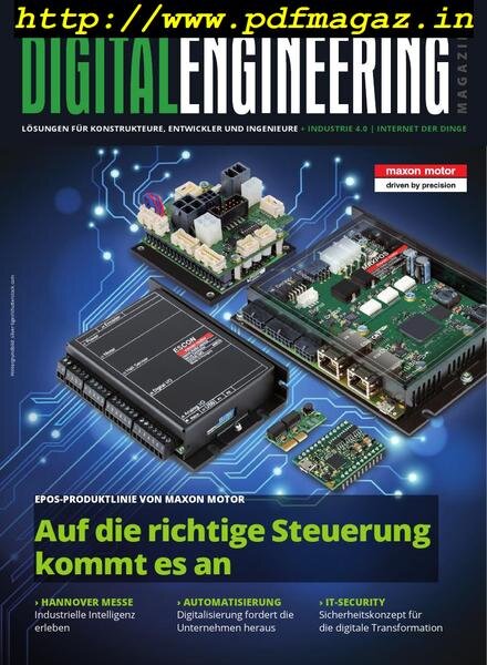 Digital Engineering – Marz-April 2019 Cover