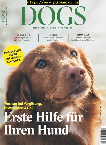 Dogs – Mai 2019 Cover