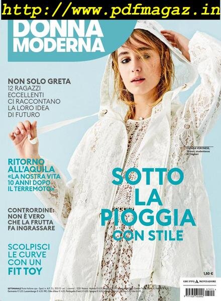 Donna Moderna – 27 marzo 2019 Cover