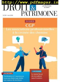 Droit & Patrimoine – 01 mai 2019