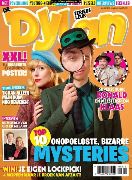 Dylan Haegens Magazine – juni 2019 Cover