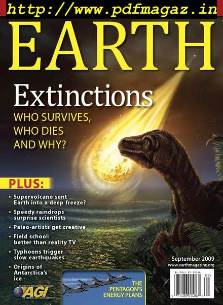 Earth Magazine – September 2009 Cover