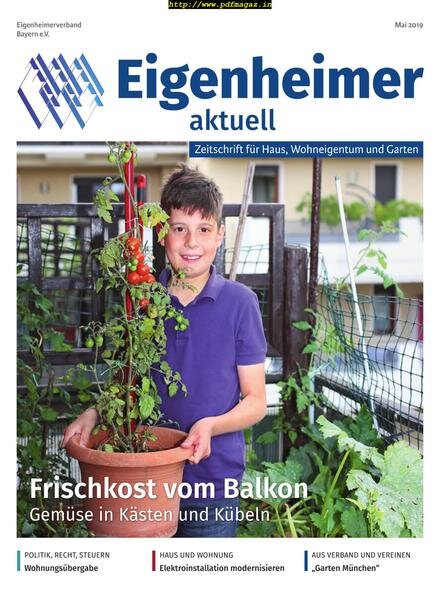 Eigenheimer aktuell – Mai 2019 Cover