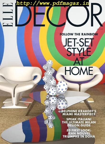 Elle Decor USA – May 2019 Cover