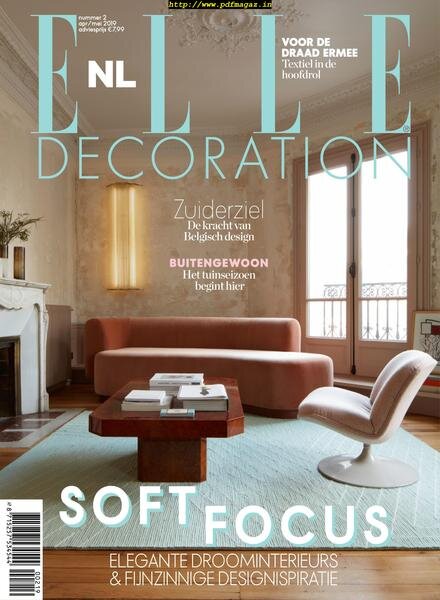 Elle Decoration Netherlands – maart 2019 Cover