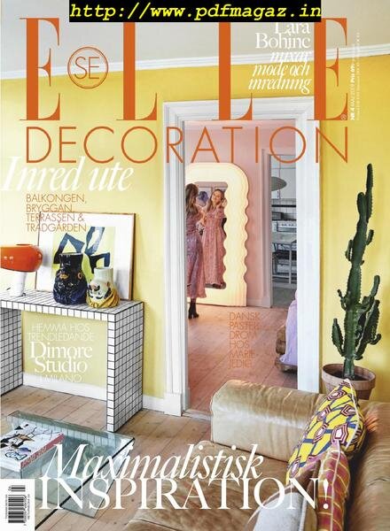 Elle Decoration Sweden – May 2019 Cover