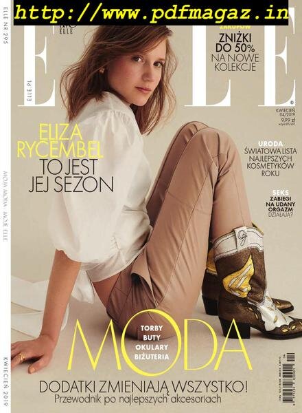 Elle Poland – Kwiecien 2019 Cover