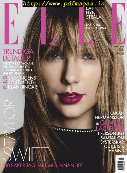 Elle Sweden – May 2019 Cover