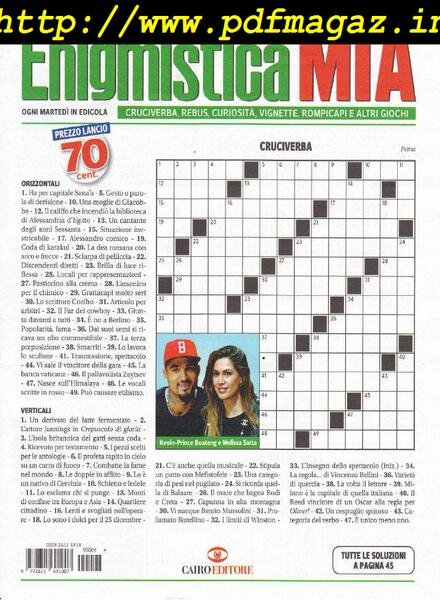 Enigmistica Mia – 11 Febbraio 2019 Cover