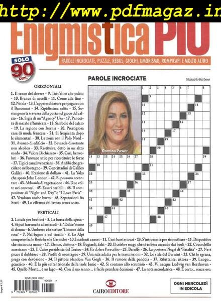Enigmistica PIU – 13 Marzo 2019 Cover