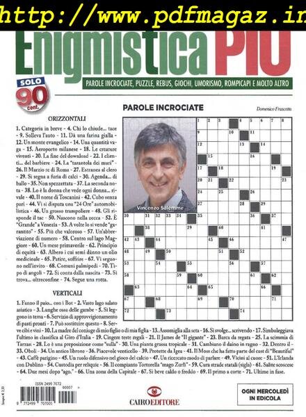 Enigmistica PIU – 20 Febbraio 2019 Cover