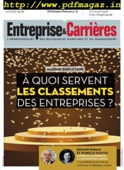 Entreprise & Carrieres – 15 avril 2019