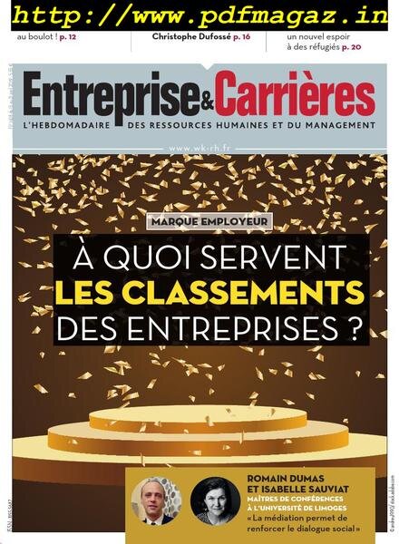 Entreprise & Carrieres – 15 avril 2019 Cover