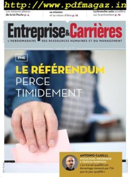 Entreprise & Carrieres – 22 avril 2019