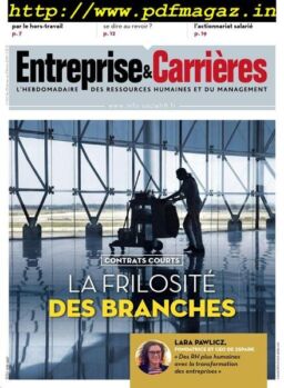 Entreprise & Carrieres – 28 janvier 2019
