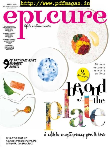 epicure Singapore – April 2019 Cover
