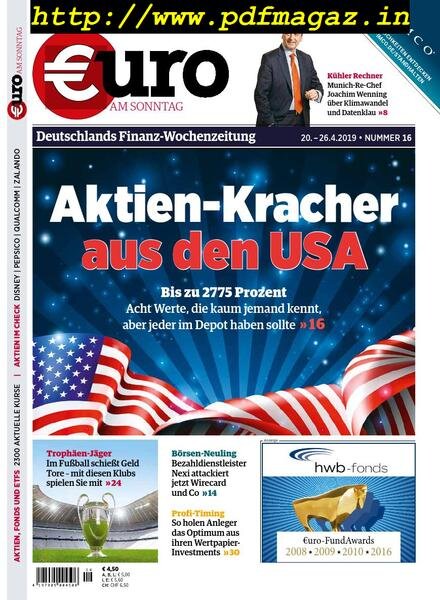 Euro am Sonntag – 20 April 2019 Cover