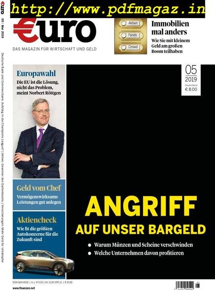 Euro – April 2019 Cover