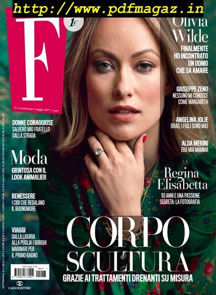 F – 1 Maggio 2019 Cover