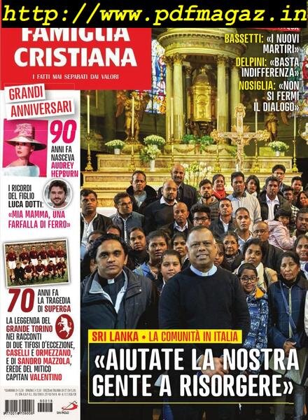 Famiglia Cristiana – 5 Maggio 2019 Cover