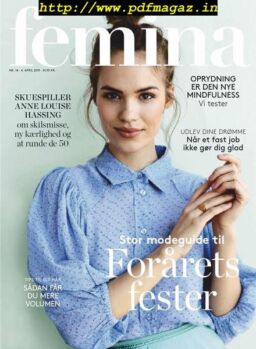 Femina Denmark – 04 April 2019