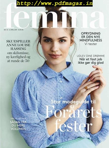 Femina Denmark – 04 April 2019 Cover
