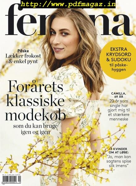 Femina Denmark – 11 April 2019 Cover