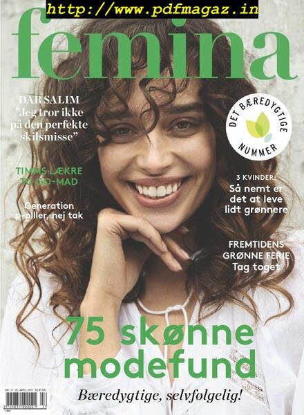Femina Denmark – 25 April 2019 Cover