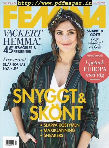 Femina Sweden – June 2019 Cover