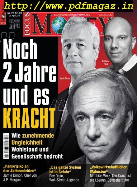 Focus Money – 30 April 2019 Cover