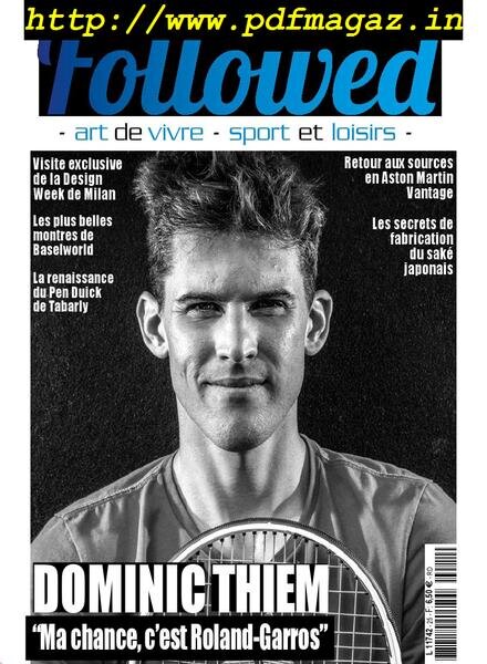 Followed – avril 2019 Cover